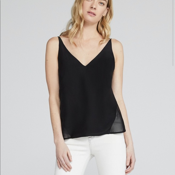 🖤NWT J BRAND SILK DEEP V LUCY CAMISOLE - Picture 5 of 11